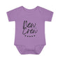 New To The Crew Infant Baby Rib Bodysuit