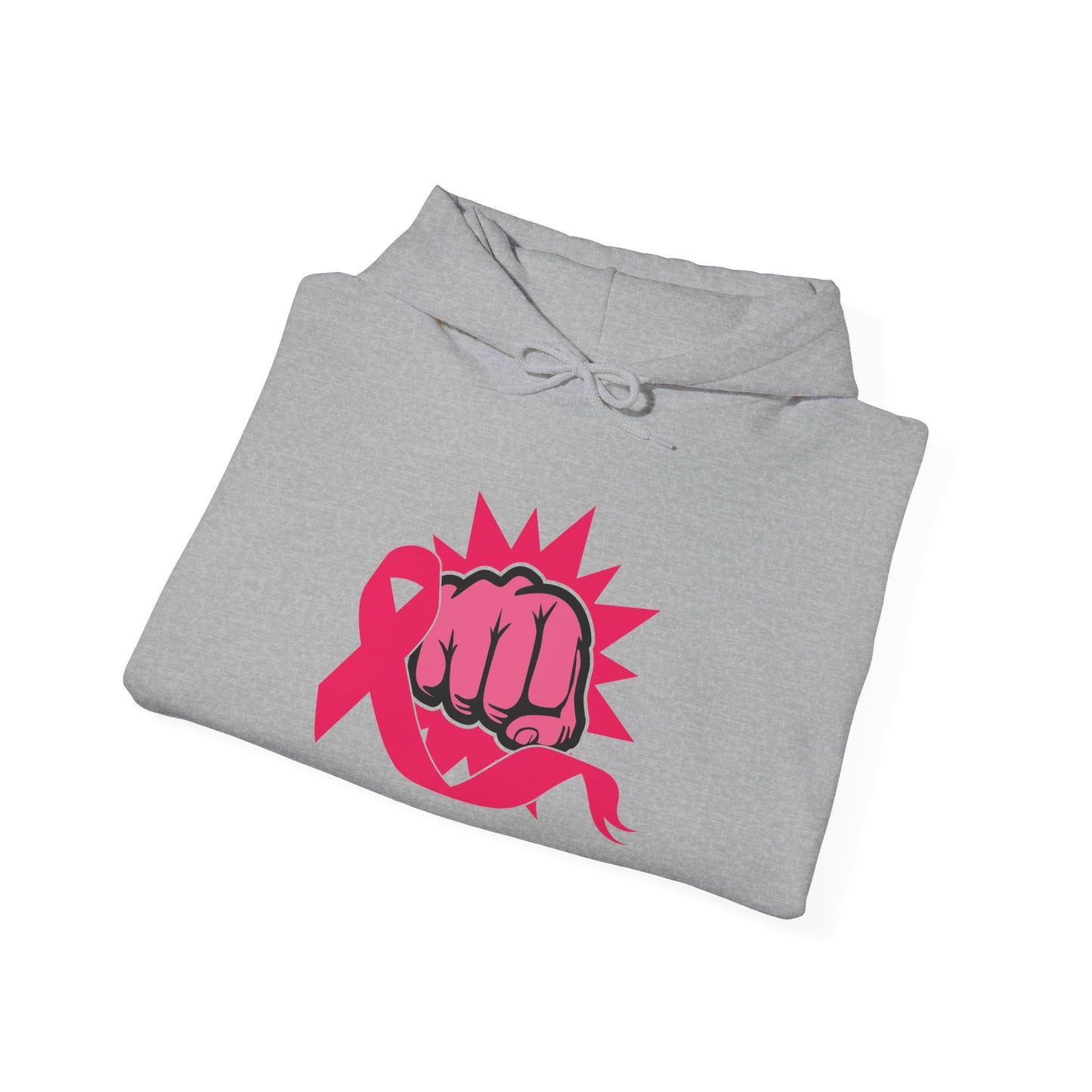 Breast Cancer Warrior Punch Adult Heavy Blend™ Hoodie