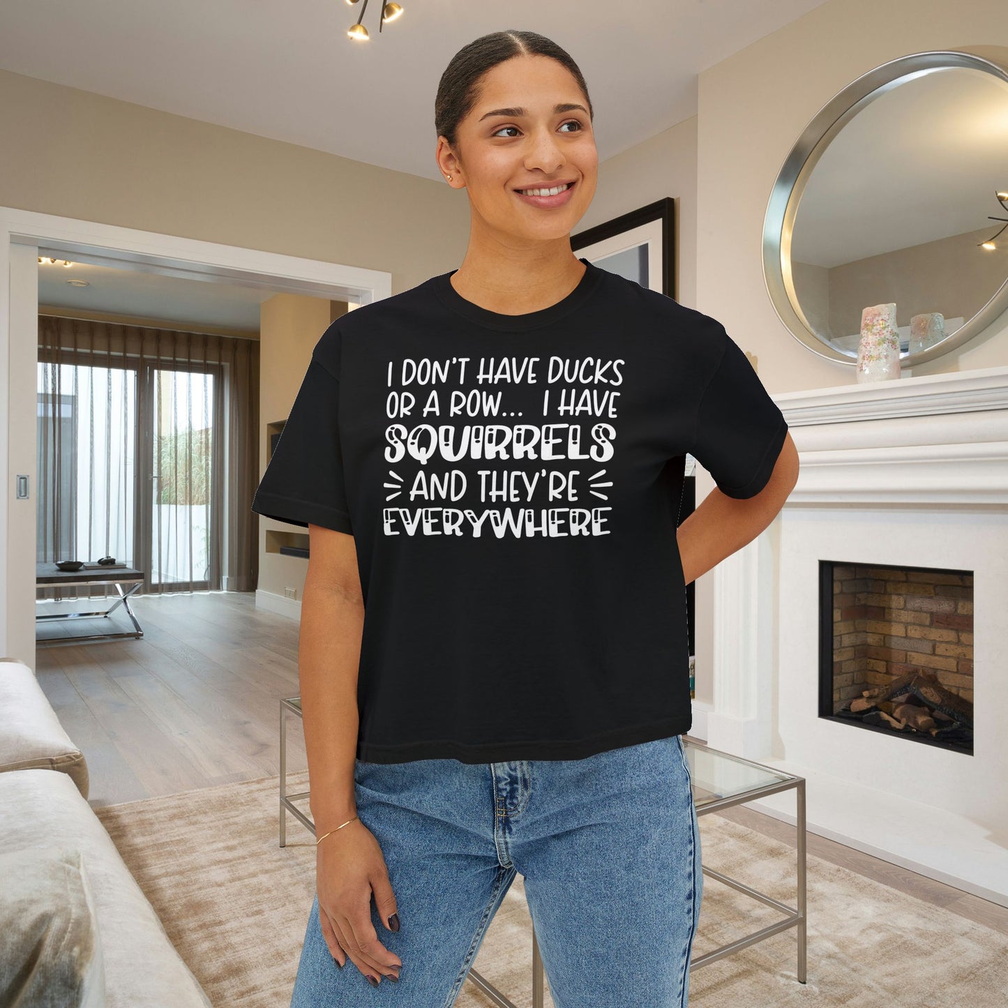 I Don't Have Ducks or A Row... Women's Boxy Tee
