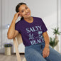 Salty LIl' Beach Adult T-shirt