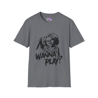 Chucky Wanna Play? Adult T-shirt