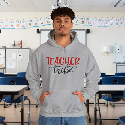 Teacher Tribe Heart Heavy Blend™ Hooded Sweatshirt