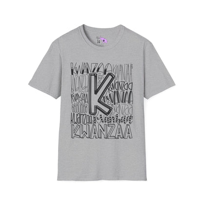 Kwanzaa Wordcloud Adult T-shirt