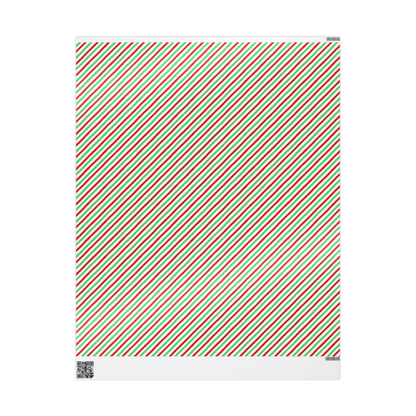 Merry & Bright Lines Wrapping Paper