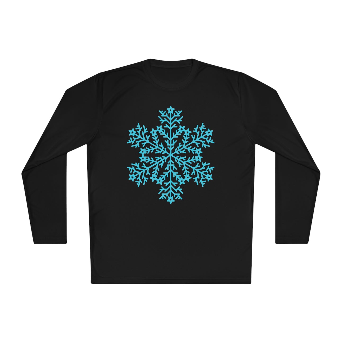 Large Snowflake Adult Long Sleeve Tee