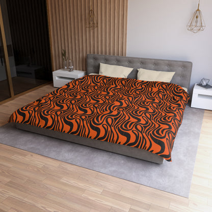 Tiger Stripes Microfiber Duvet Cover