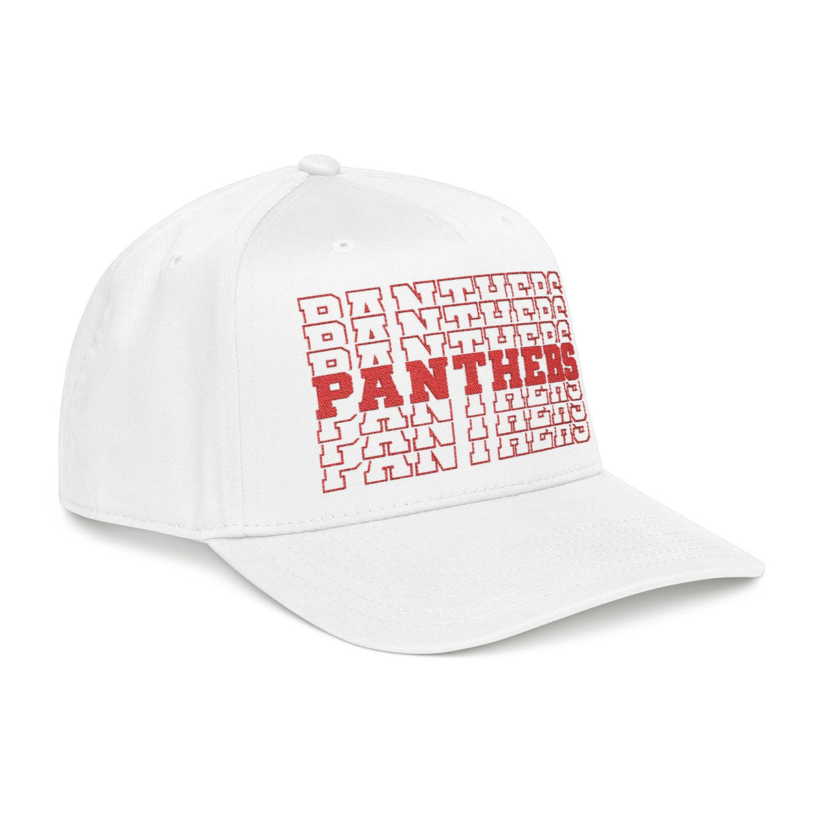Panthers (Stacked) Mid Profile Baseball Cap