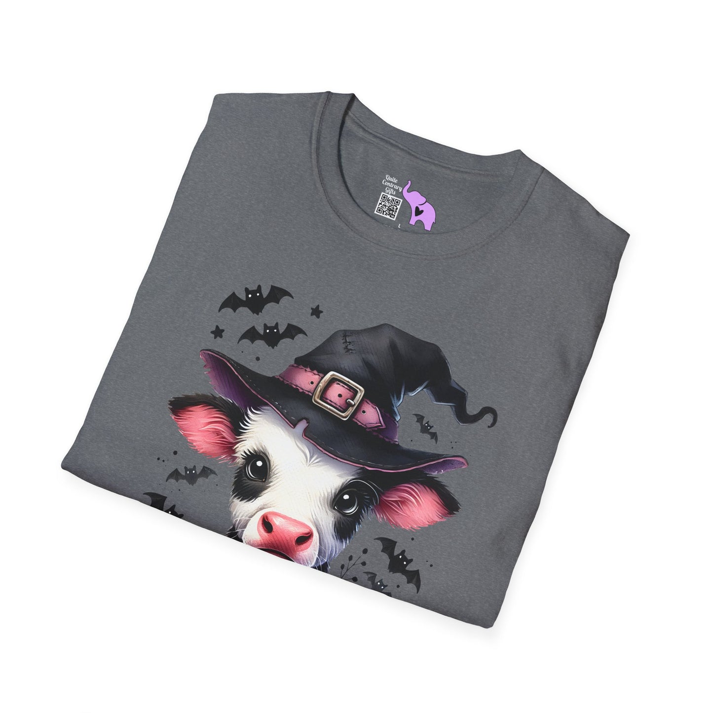 Moo...I Mean Boo Baby Cow Adult T-shirt