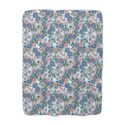 Tranquil Garden Fleece Blanket
