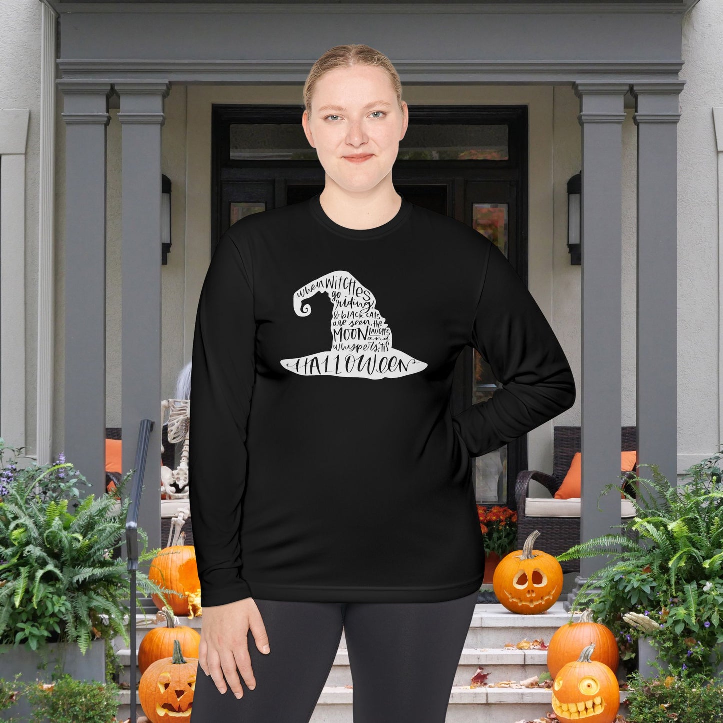 When Witches Go Riding... Adult Long Sleeve Tee