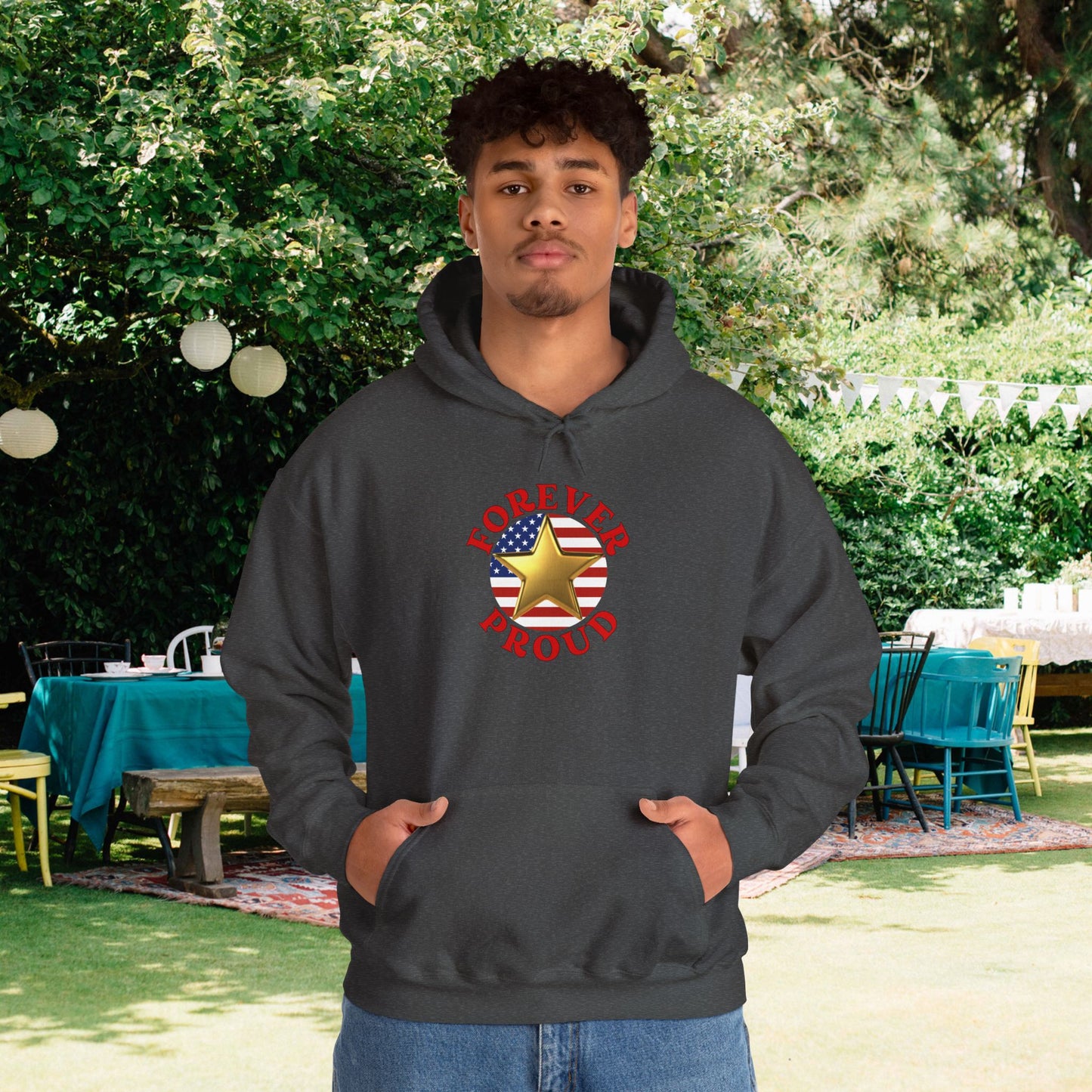 Gold Star Husband Heavy Blend™ Hooded Sweatshirt