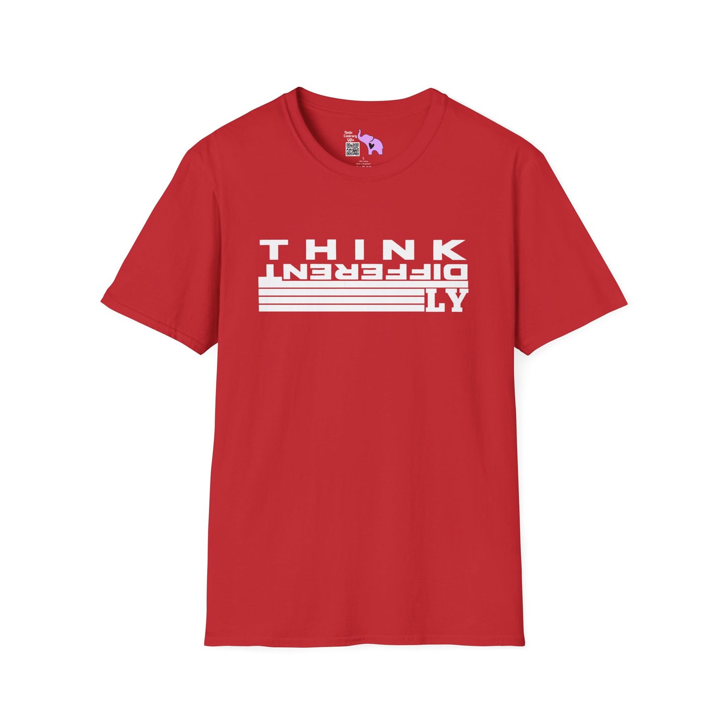 Think Differently Adult T-shirt