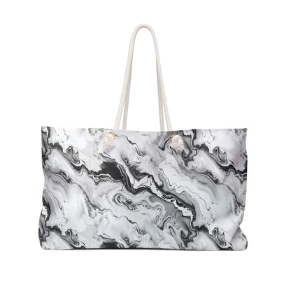 Frost Veil Marble Weekender Bag