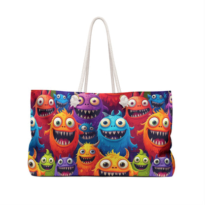 Happy Little Monsters Weekender Bag