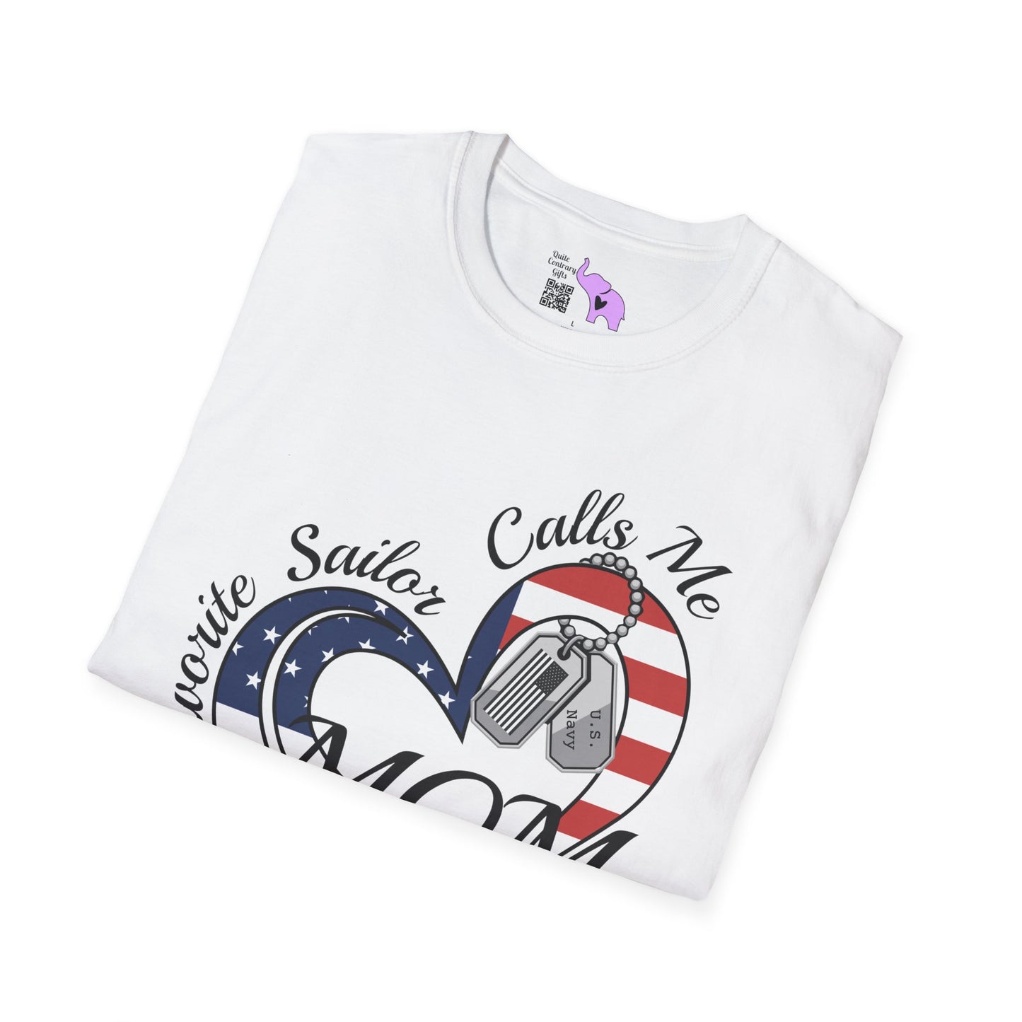 My Favorite Sailor Calls Me Mom Adult T-shirt