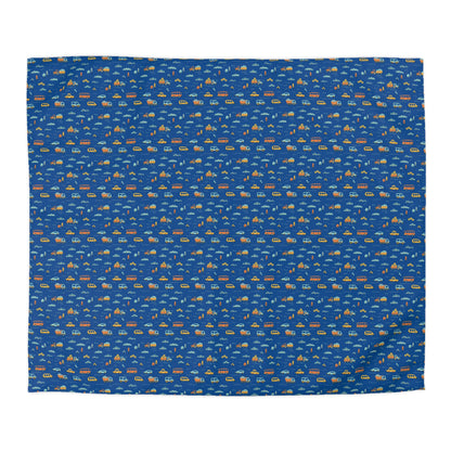 Back & Forth Boulevard Microfiber Duvet Cover