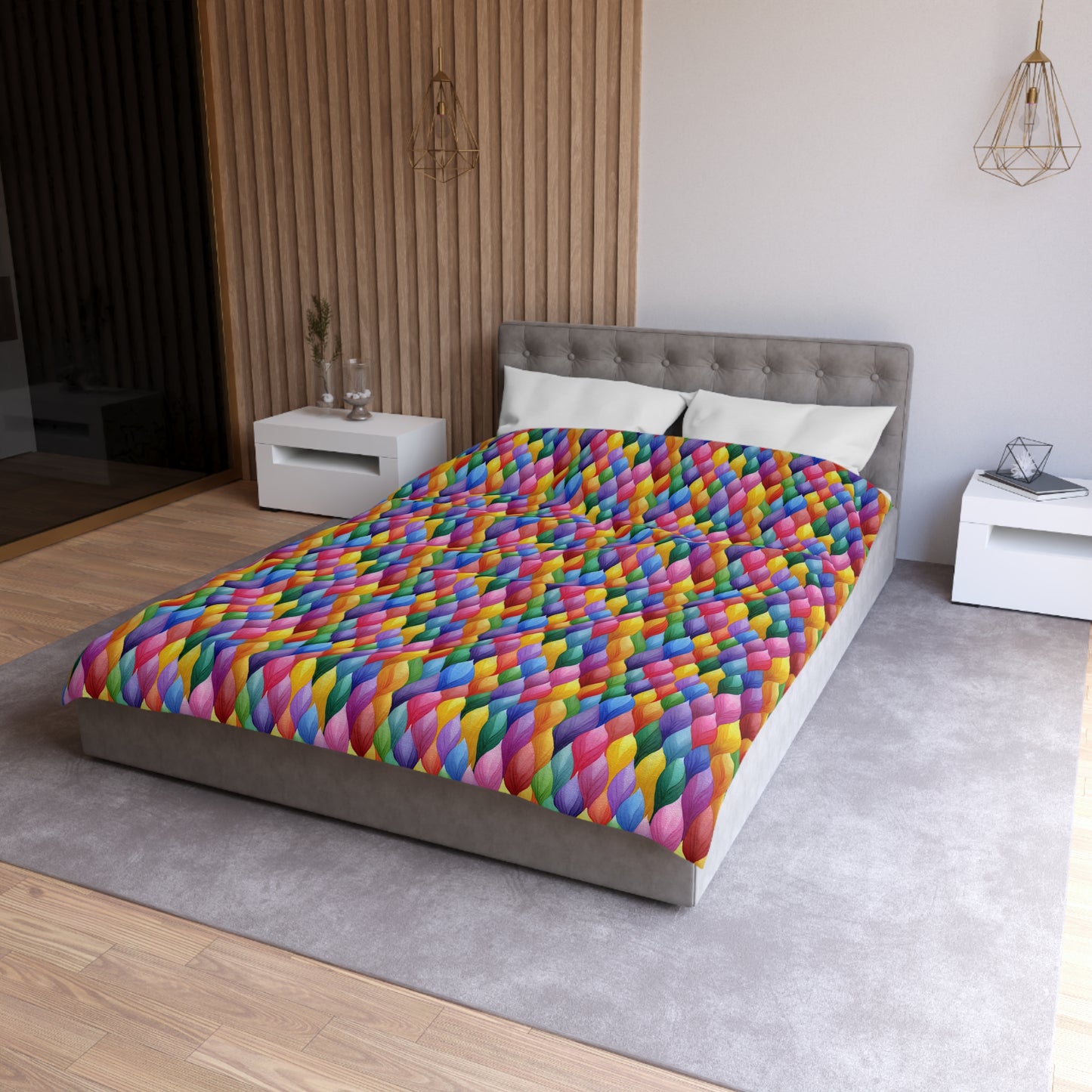 Vivid Vortex Duvet Bedding Set