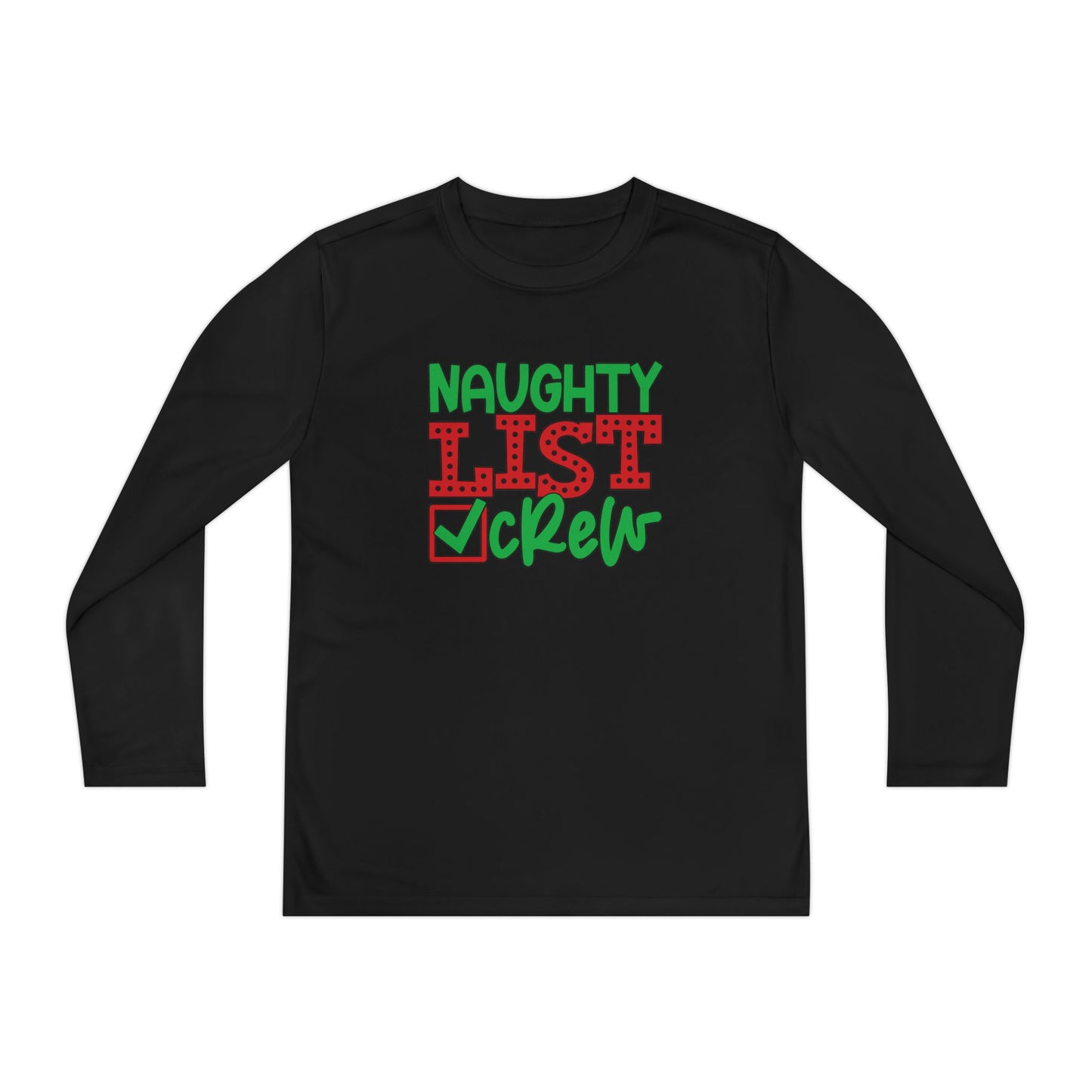 Naughty List Crew Youth Long Sleeve Tee