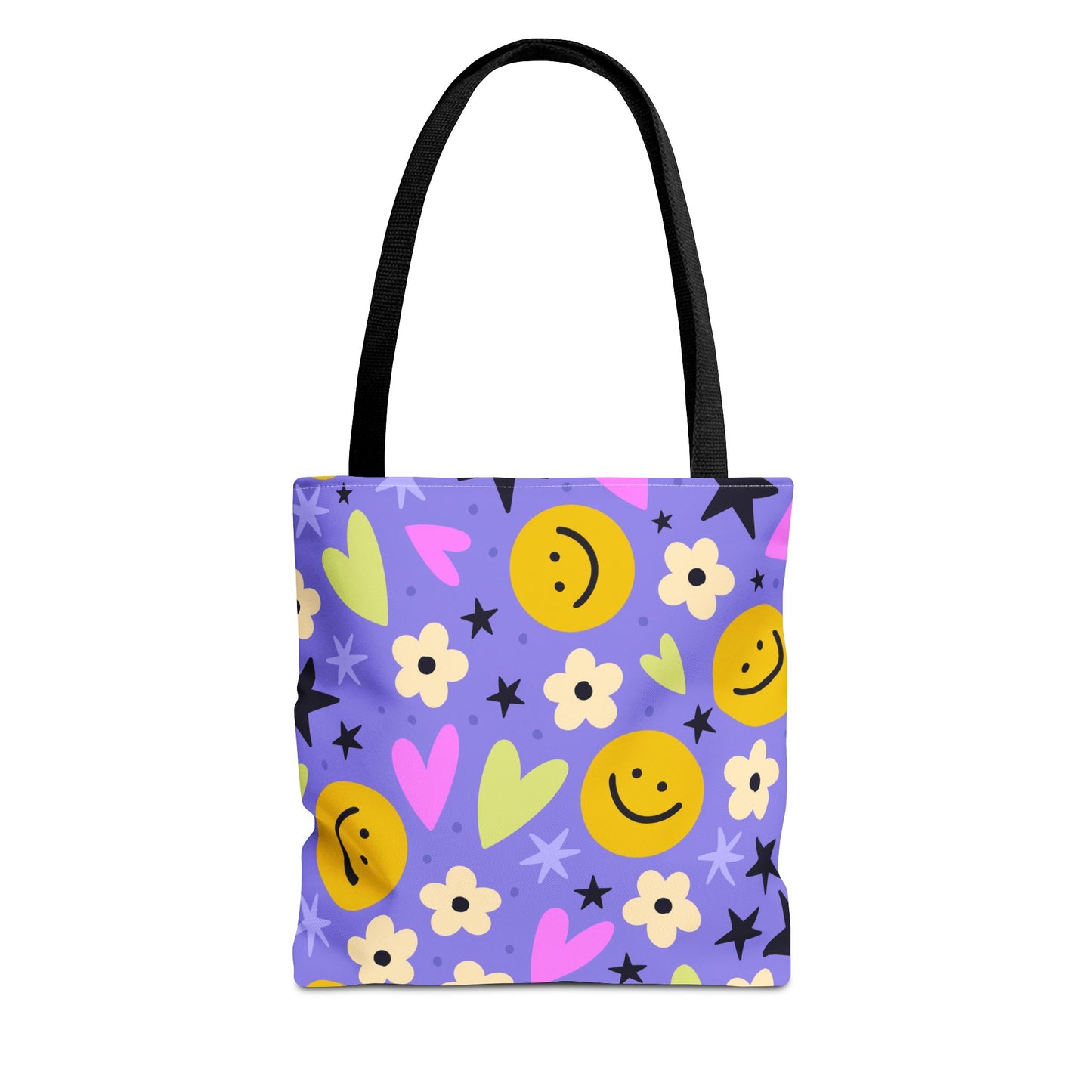 Happy Little Things Canvas Tote Bag
