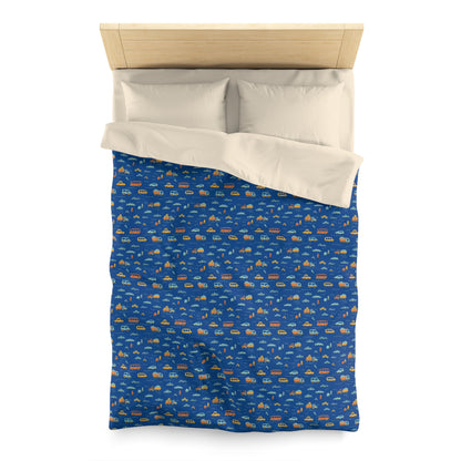Back & Forth Boulevard Microfiber Duvet Cover