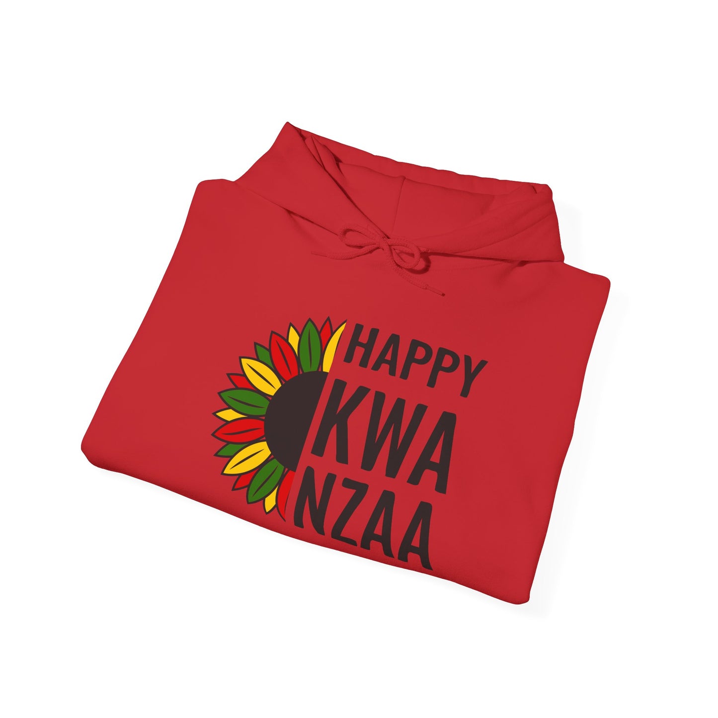 Happy Kwanzaa Sunflower Adult Heavy Blend™ Hooded Sweatshirt
