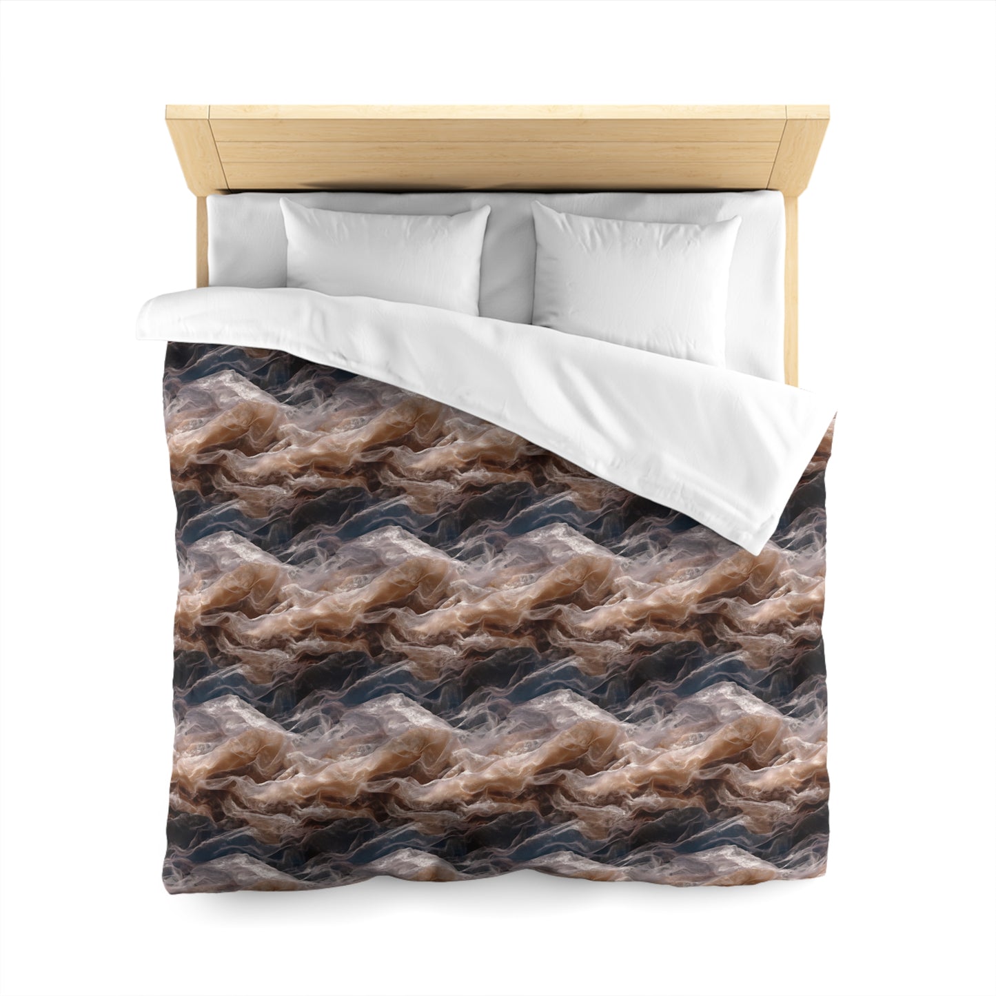 Dawnveil Sheer & Lace Duvet Bedding Set
