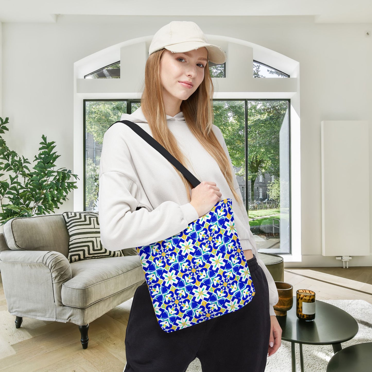 Blue Horizon Canvas Tote Bag