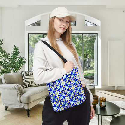Blue Horizon Canvas Tote Bag