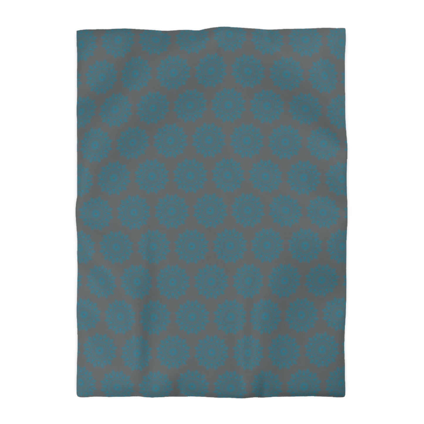 Teal Tranquility Microfiber Duvet Cover