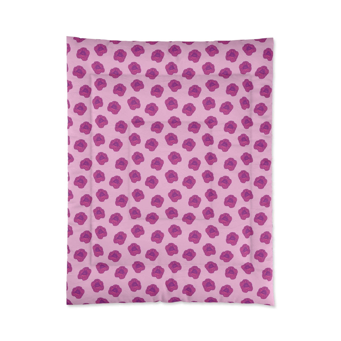 Rosy Dream Peonies Basic Bedding Set
