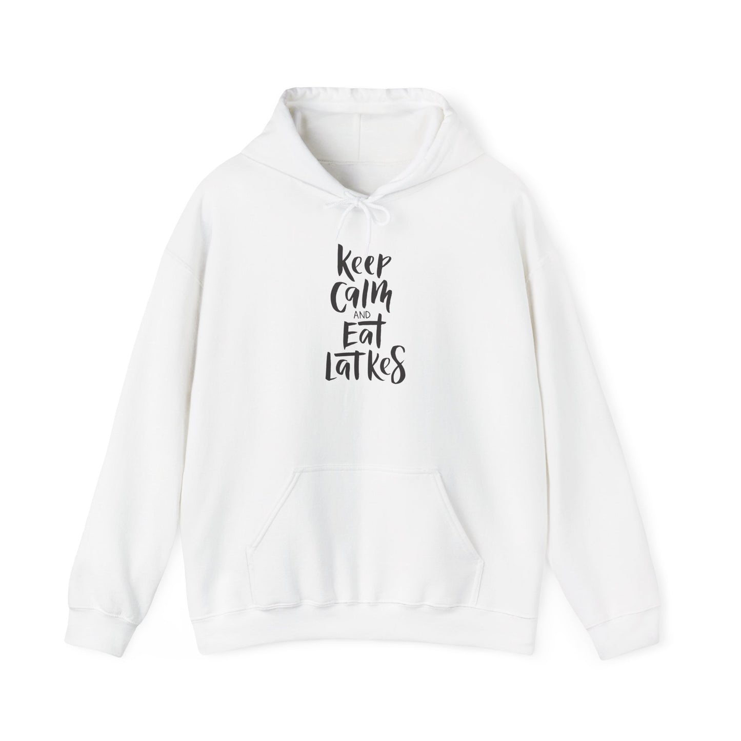 Keep Calm & Eat Latkes Heavy Blend™ Hooded Sweatshirt