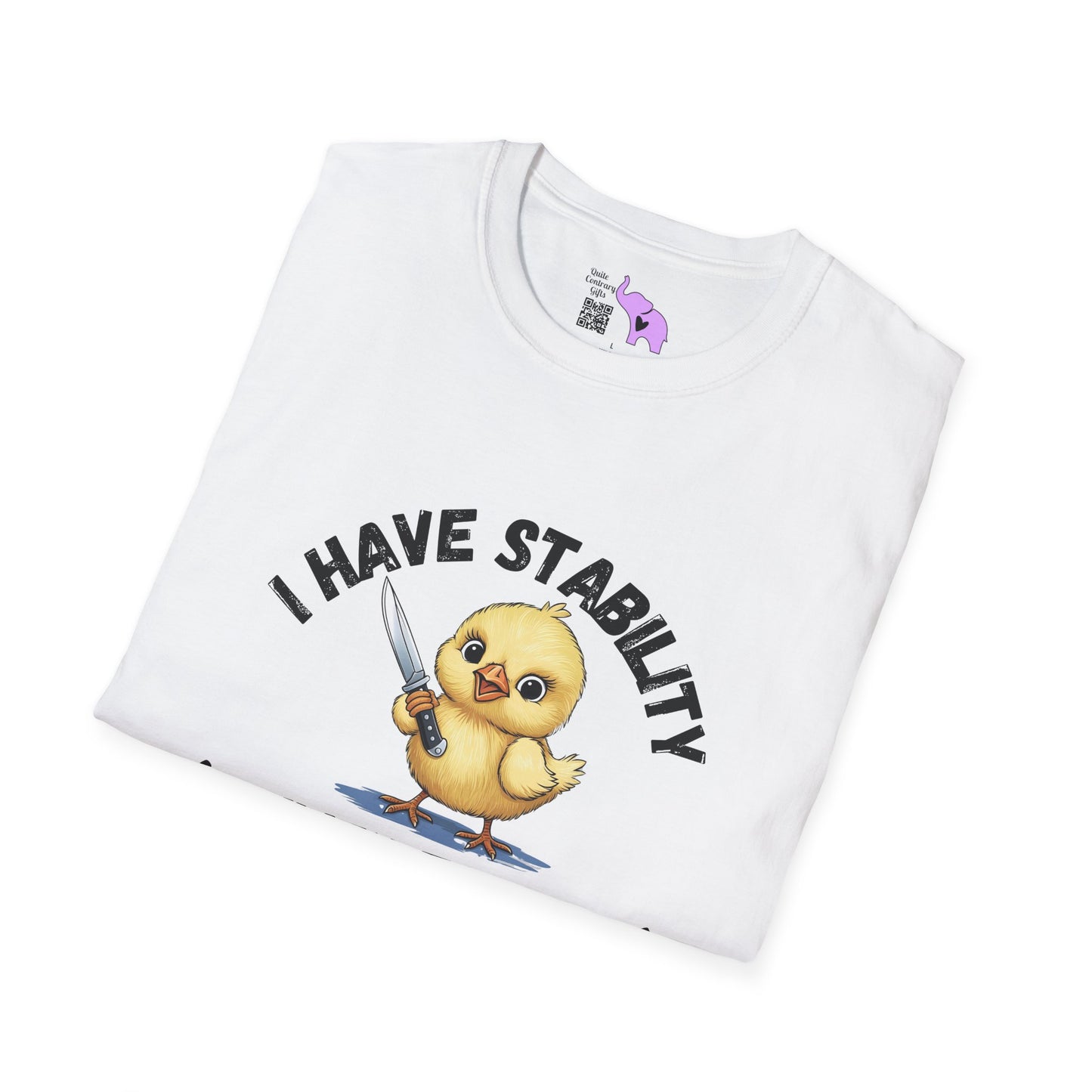 I Have Stability (Stab Ability) Adult T-shirt