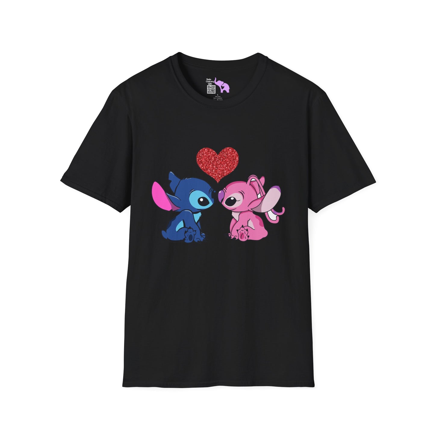 Stitch in Love 2 Adult T-shirt