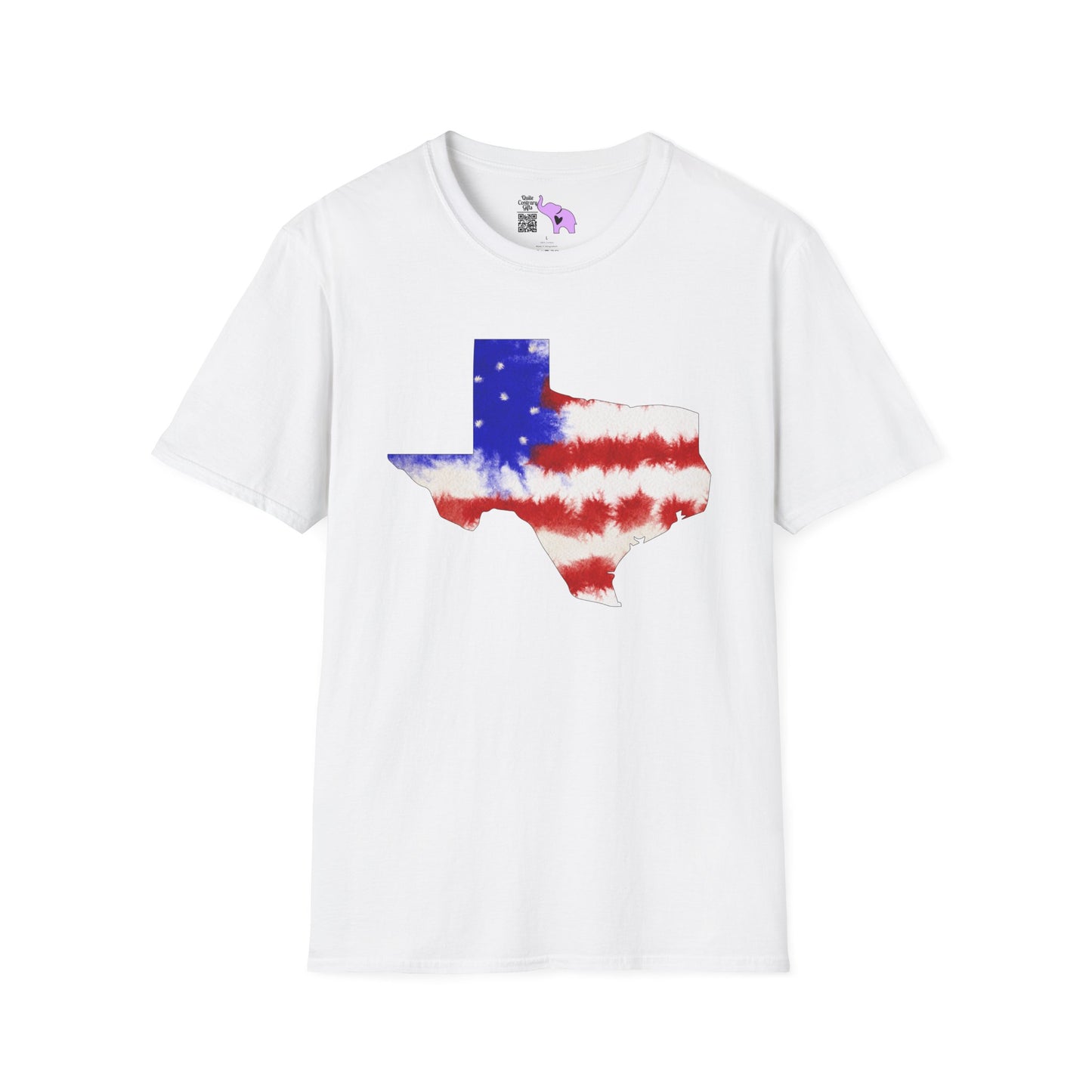 Texas American Tie Dye Flag Adult T-shirt