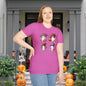 Cute Ghosts w/Pumpkins Adult T-shirt