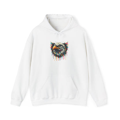 Colorful Bald Eagle Heavy Blend™ Hooded Sweatshirt