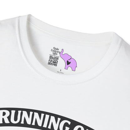 Running On Caffeine & Sarcasm Adult T-shirt