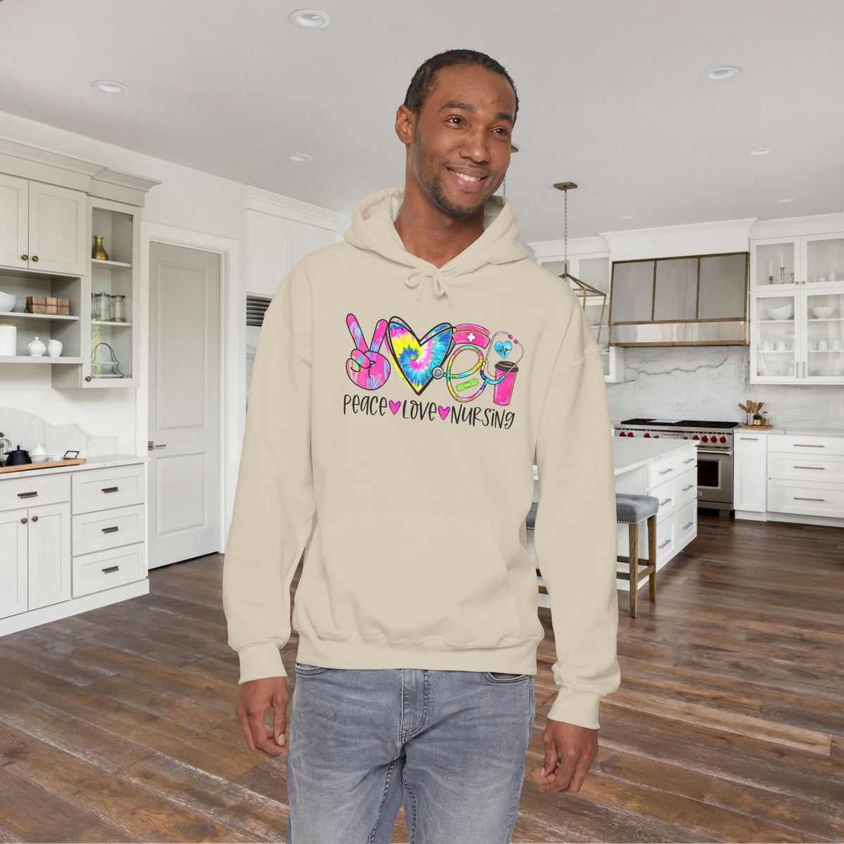 Love Peace Nursing Heavy Blend™ Hoodie
