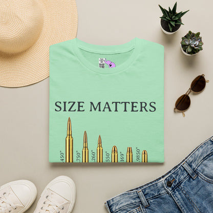 Size Matters (Ammo) Adult T-shirt