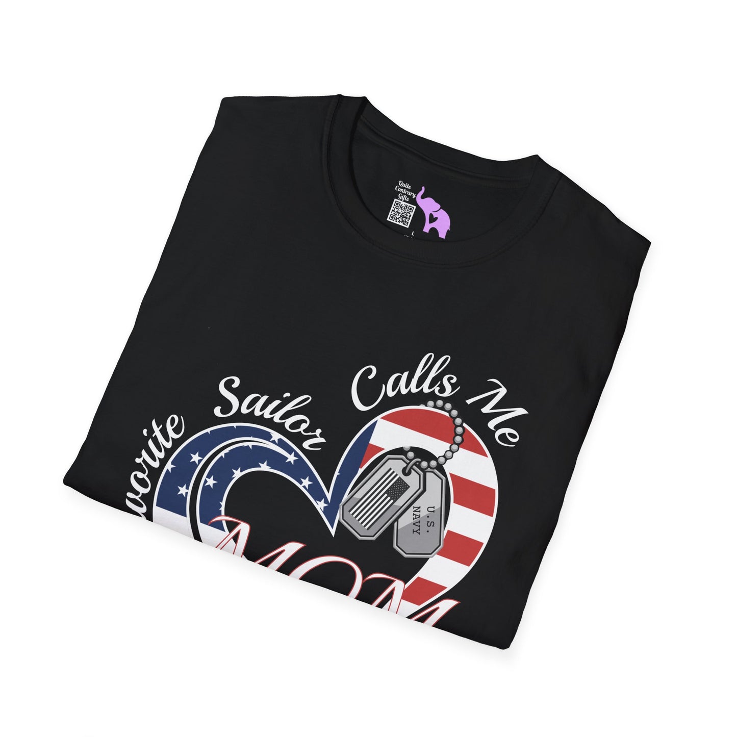 My Favorite Sailor Calls Me Mom Adult T-shirt