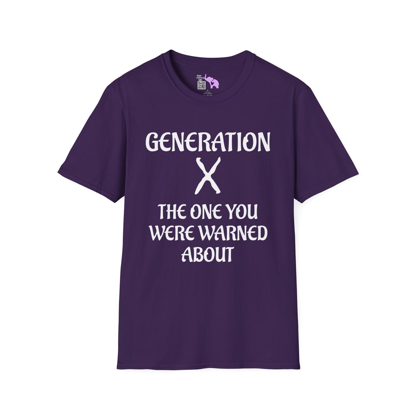 Generation X The One You Were Warned About Adult T-shirt
