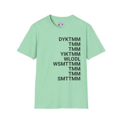 Do You Know The Muffin Man Abbreviation Adult T-shirt