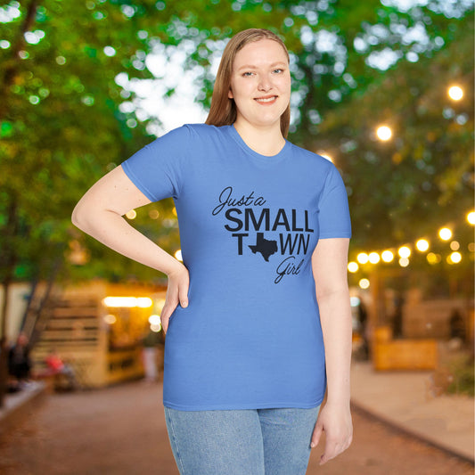 Just A Small Town Girl (Texas) Adult T-shirt