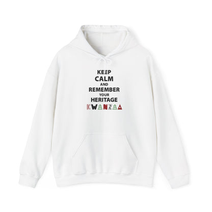 Keep Calm and Remember Your Heritage Kwanzaa Adult Heavy Blend™ Hoodie