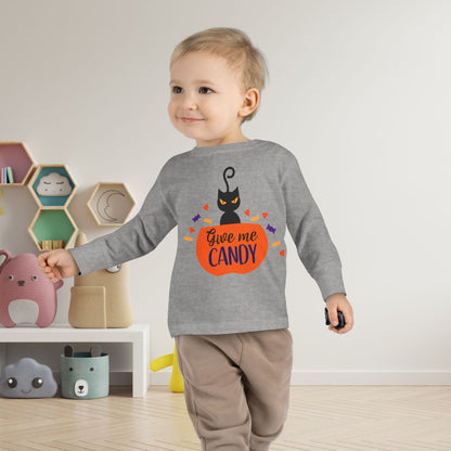 Give Me Candy Toddler Long Sleeve Tee