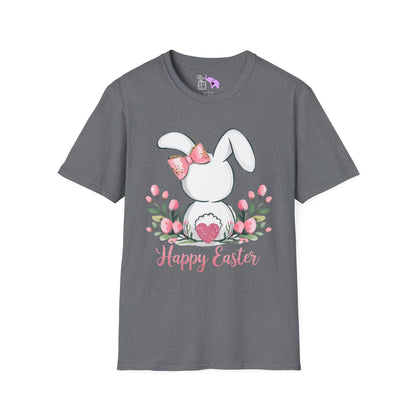 Happy Easter (Bunny Tail) Adult T-shirt