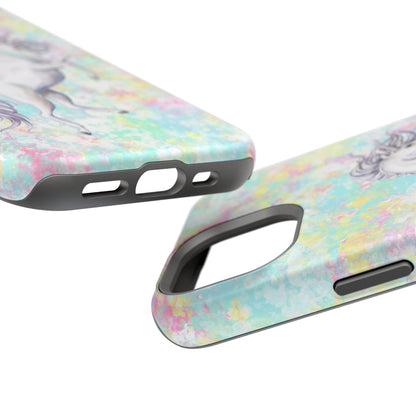Pastel Pegasus MagSafe® Compatible Tough Case for iPhone