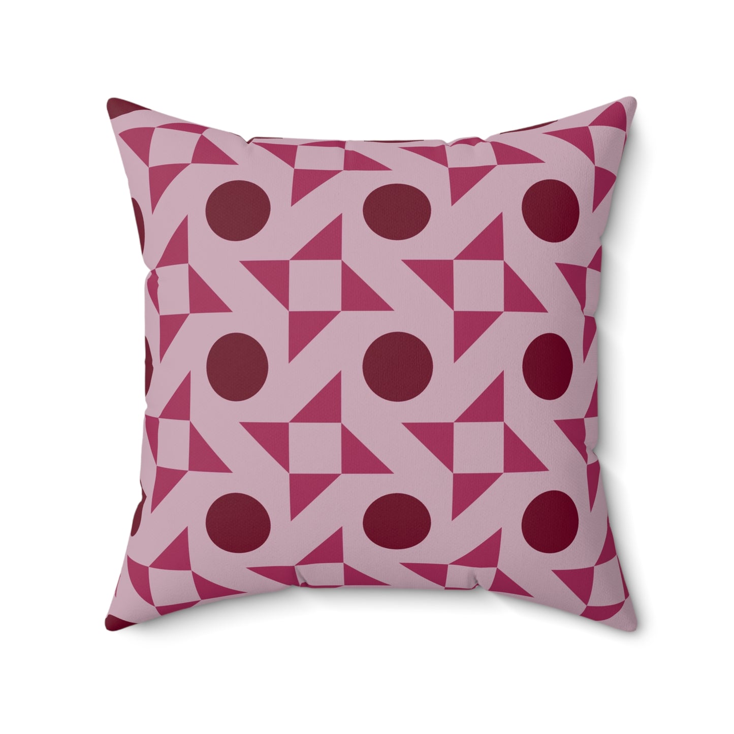Crimson Pinwheels Duvet Bedding Set