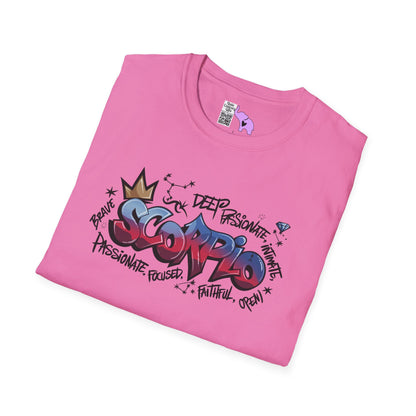 Scorpio Street Art Adult T-shirt