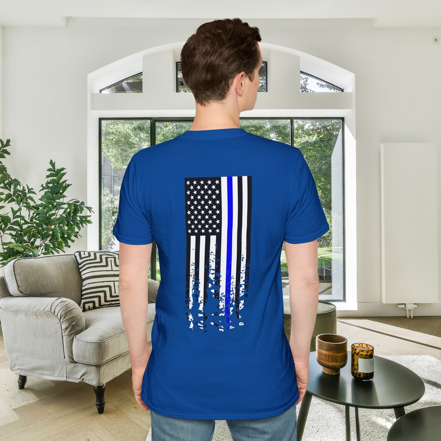 Back The Blue Adult T-shirt